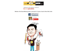 Tablet Screenshot of cartoonistgautam.com